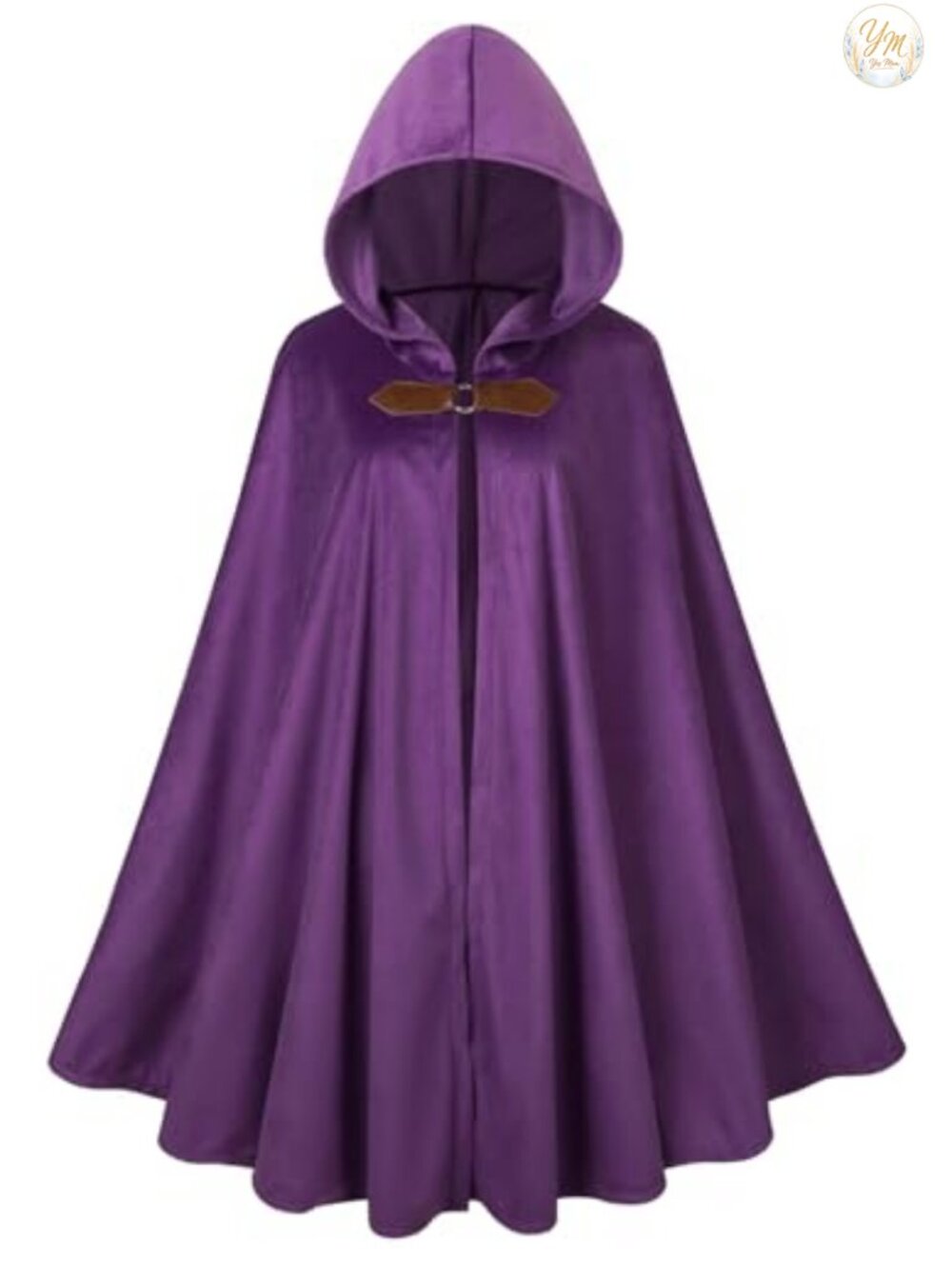 Renaissance Hooded Cape Velvet Medieval Cloak Halloween Cosplay Costume